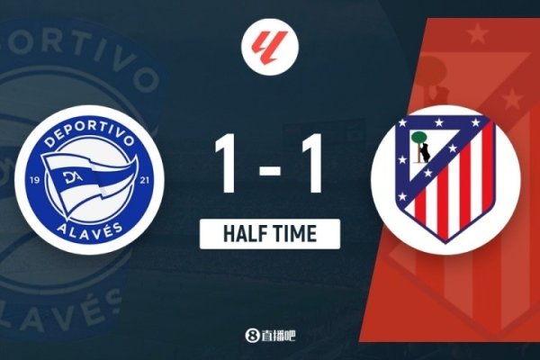 Halftime - Atletico Madrid tạm